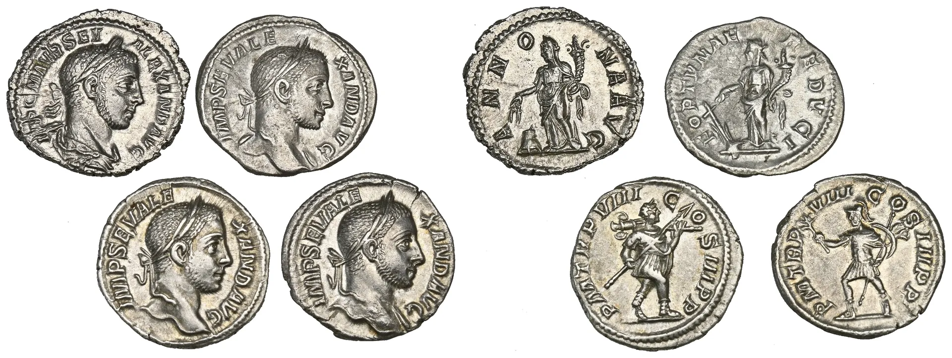 Denare des Kaisers Alexander Severus