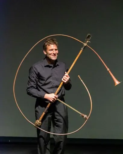 Hagen Patzold mit Cornu.